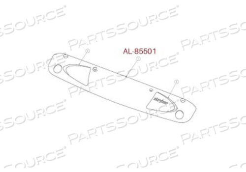 OEM#: 110521037030 Верхняя крышка ножного конца в сборе со стойкой для внутривенных вливаний без весов от Stryker Medical