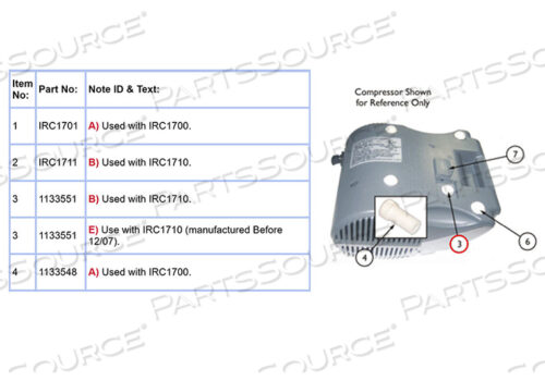 ФИЛЬТР-ДИСК ДЛЯ КОМПРЕССОРА IRC1700 И 1710