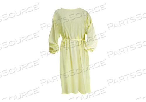 OEM#: WRTGOWN2PROTECTIVE PROCEDURE GOWN ONE SIZE FITS MOST YELLOW NONSTERILE DISPOSABLE (50/CS) by McKesson