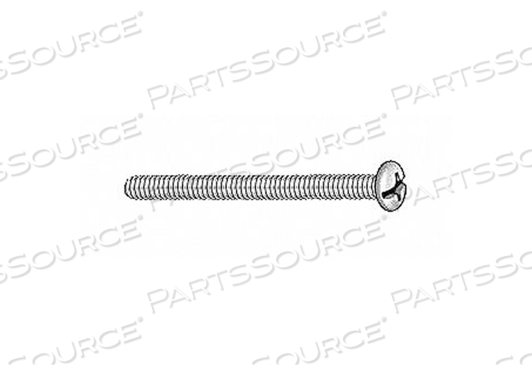 OEM#: U24212.013.0037MACH SCREW RND 6-32 X 3/8 L PK100 by Fabory