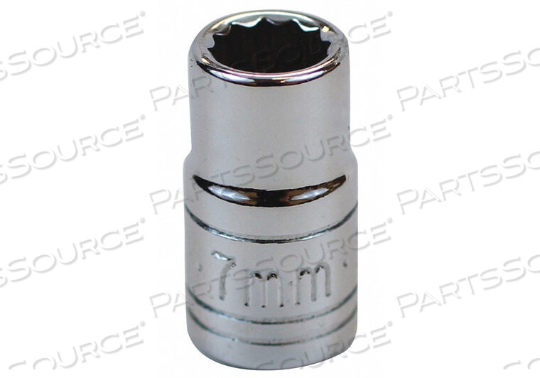 OEM#: 43706ГОЛОВКА 1/4 ДЮЙМА DR 7MM 12 PT. от SK Professional Tools