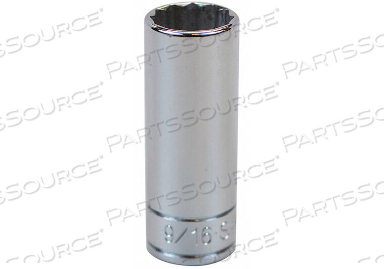 OEM#: 44918ГОЛОВКА 1/4 ДЮЙМА DR 9/16 ДЮЙМА 12 PT. от SK Professional Tools