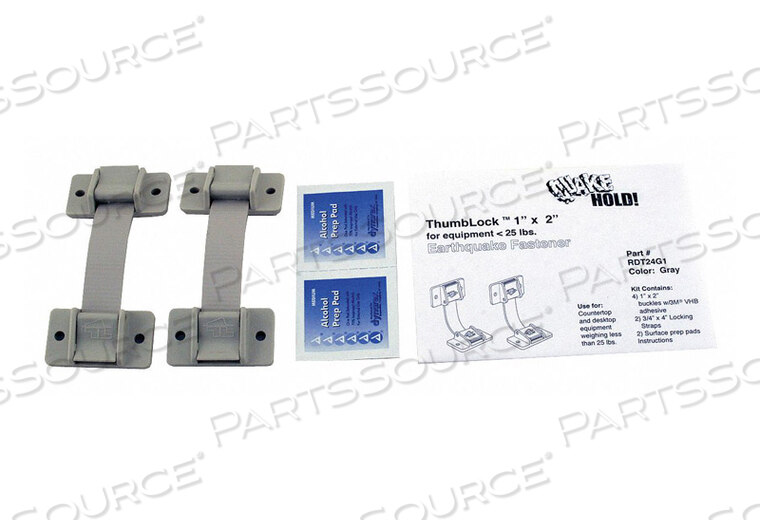OEM#: RD.T2.4G.1КРЕПЕЖ ОБОРУДОВАНИЯ 25 ФУНТОВ СЕРЫЙ от QuakeHOLD!
