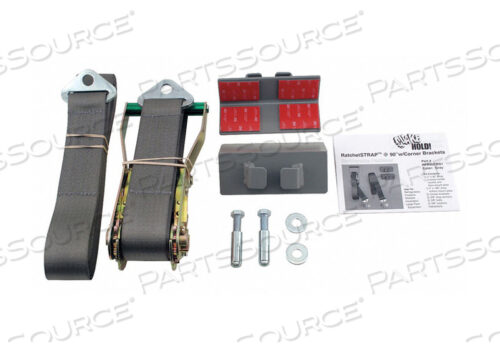 OEM#: RF.R90CB.G.1РЕМЕНЬ С ХРАПОВЫМ МЕХАНИЗМОМ С УГЛОВЫМИ КРОНШТЕЙНАМИ 90 ДЮЙМОВ от QuakeHOLD!