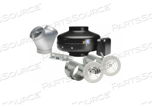 OEM#: KIT-PV100X-DVSTEEL 8 D 7.6 H 9.5 W ВЕНТИЛЯТОР КАНАЛЬНЫЙ от S&P USA Ventilation Systems