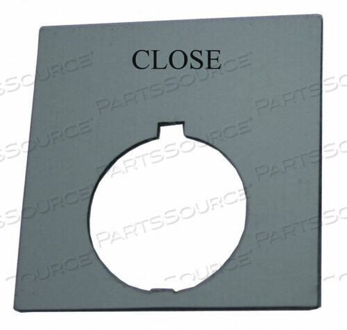 OEM#: HT8SP73LEGEND PLATE SQUARE CLOSE BLACK от Eaton