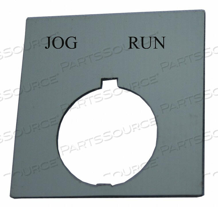 OEM#: HT8SP41LEGEND PLATE SQUARE JOG-RUN BLACK от Eaton