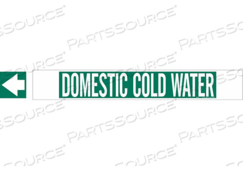 OEM#: 5673-HPHVPIPE MRKR БЫТОВАЯ ХОЛОДНАЯ ВОДА 8 ДЮЙМОВ ORGRTR от Brady Americas