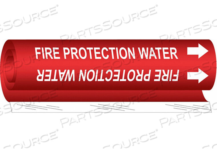 OEM#: 5689-МАРКЕР IPIPE FIRE PROTECTION WATER RED от Brady Americas