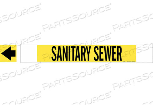 OEM#: 5755-HPHVPIPE MARKER SANITARY SWERE Y 8 IN ORGRTR от Brady Americas