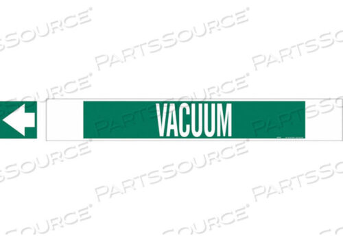 OEM#: 5777-HPHVPIPE MARKER VACUUM GREEN 8 IN ИЛИ БОЛЕЕ от Brady Americas