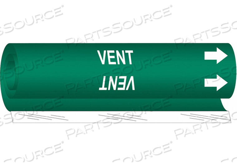 OEM#: 5780-IIPIPE MARKER VENT ЗЕЛЕНЫЙ 2-1/2 ДО 7-7/8 ДЮЙМА от Brady Americas