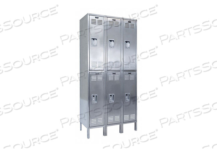 OEM#: USS3888-2WRDRB LOCKR LVRD 3 WIDE 2 TIER SILVER от Hallowell
