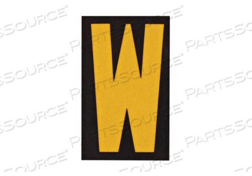 OEM#: 5000-WСВЕТООТРАЖАЮЩИЕ ЦИФРЫ И БУКВЫ W PK25 от Brady Americas