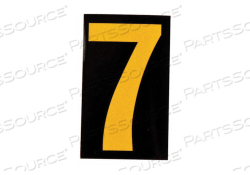 OEM#: 5905-7СВЕТООТРАЖАЮЩИЕ ЦИФРЫ И БУКВЫ 7 PK25 от Brady Americas