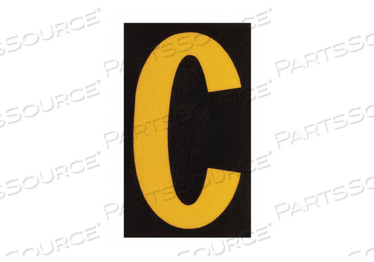 OEM#: 5905-CСВЕТООТРАЖАЮЩИЕ ЦИФРЫ И БУКВЫ C PK25 от Brady Americas