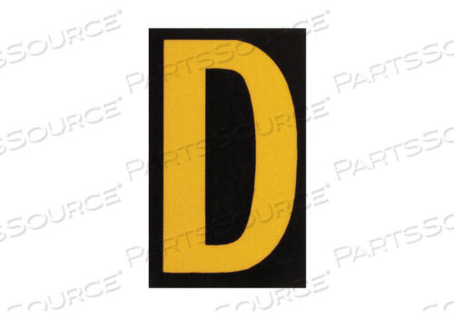 OEM#: 5905-DСВЕТООТРАЖАЮЩИЕ ЦИФРЫ И БУКВЫ D PK25 от Brady Americas