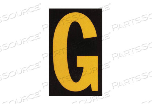 OEM#: 5890-FREFLECTIVE NUMBERS AND LETTERS F PK25 by Brady Americas