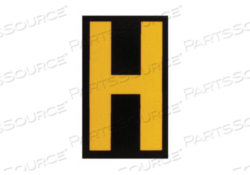 OEM#: 5905-HСВЕТООТРАЖАЮЩИЕ ЦИФРЫ И БУКВЫ H PK25 от Brady Americas