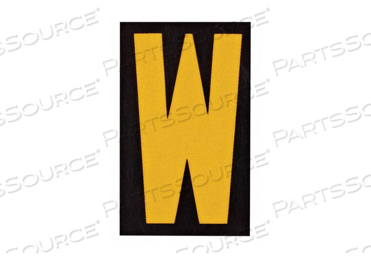 OEM#: 5890-WСВЕТООТРАЖАЮЩИЕ ЦИФРЫ И БУКВЫ W PK25 от Brady Americas