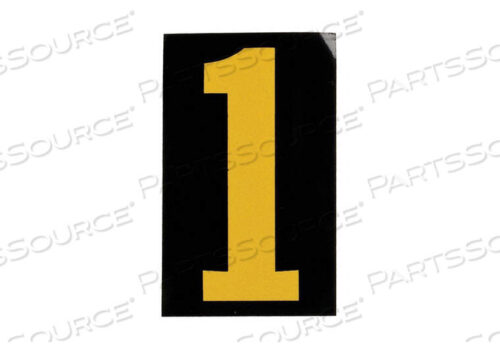 OEM#: 5890-1СВЕТООТРАЖАЮЩИЕ ЦИФРЫ И БУКВЫ 1 PK25 от Brady Americas