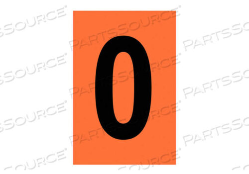OEM#: 5910-0СВЕТООТРАЖАЮЩИЕ ЦИФРЫ И БУКВЫ 0 PK25 от Brady Americas