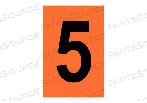 OEM#: 5910-5СВЕТООТРАЖАЮЩИЕ ЦИФРЫ И БУКВЫ 5 PK25 от Brady Americas