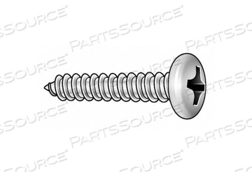 OEM#: U26661.016.0250TAP SHT MTL SCREW PAN #8 2-1/2 ДЮЙМА. PK100 от Fabory