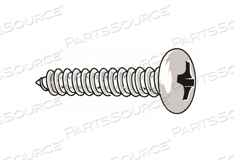 OEM#: U26661.021.0300TAP SHT MTL SCREW PAN #12 3 ДЮЙМА PK100 от Fabory
