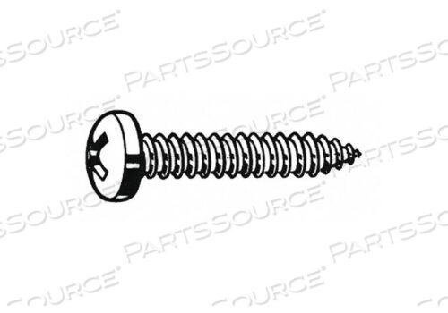 OEM#: U26660.024.0300TAP SHT MTL SCREW PAN #14 3 ДЮЙМА PK100 от Fabory
