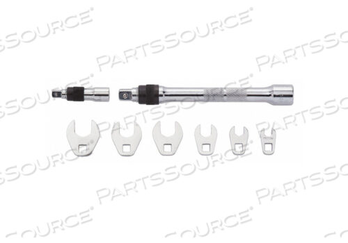 НАБОР ГОЛОВОК CROWFOOT ОТКРЫТЫЙ КОНЕЦ 1/4 DR 8 ШТ.