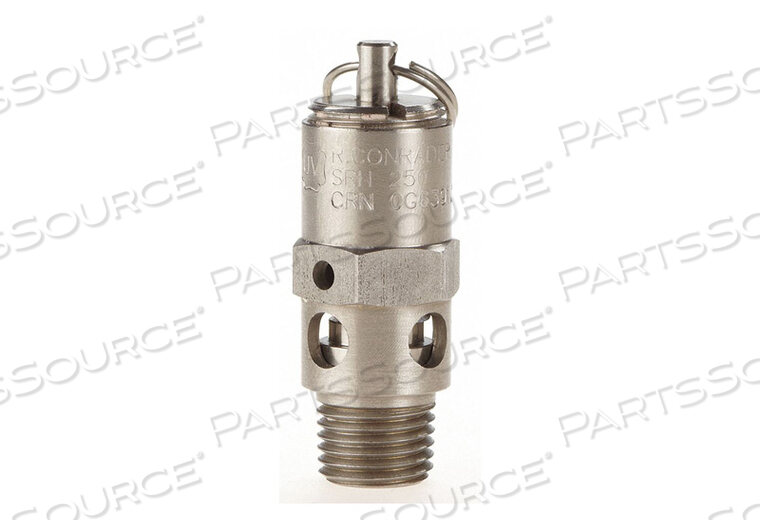 OEM#: SRH250-SS-250ПРЕДОХРАНИТЕЛЬНЫЙ КЛАПАН С ЖЕСТКИМ СЕДЛОМ 1/4 ДЮЙМА 250 PSI SS от Conrader