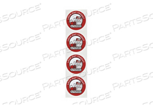 OEM#: 50193ЭТИКЕТКА ДЛЯ КАСКИ ЧЕРНО-КРАСНАЯ/БЕЛАЯ PK4 от Brady Americas