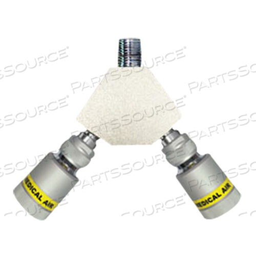 OEM#: YB-CO-SHUA-F2Y-BLOCK SCHRADER COUPLER OUT F2 INLET от Ohio Medical, LLC