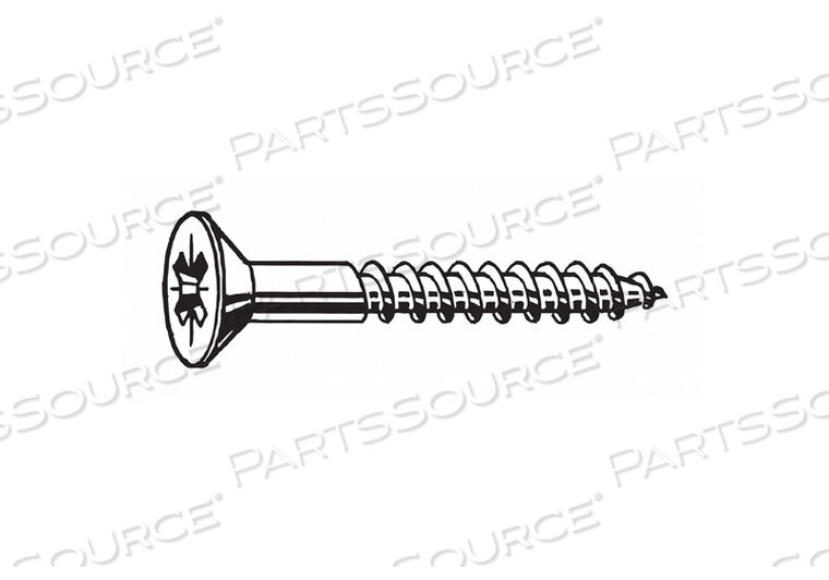 OEM#: U51876.016.0250ШУРУП ПО ДЕРЕВУ #8 2-1/2 ДЮЙМА SST PK100 от Fabory