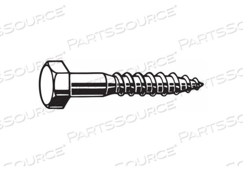 OEM#: U08280.025.0650ШЕСТИГРАФИЧЕСКИЙ ВИНТ 1/4 ДЮЙМА 6-1/2 ДЮЙМА.L ЦИНК PK100 от Fabory