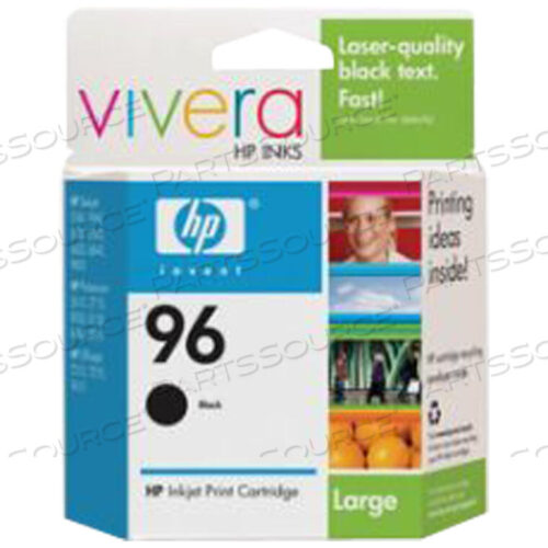 OEM#: HP96INK КАРТРИДЖ, ЧЕРНЫЙ, 59–95 °C, РЕСУРС 860 СТРАНИЦ, 4,49 ДЮЙМА X 1,43 ДЮЙМА X 4,05 ДЮЙМА, 0,16 ФУНТА от HP (Hewlett-Packard)
