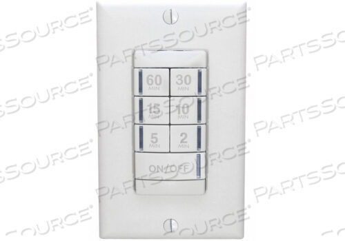 OEM#: PTS 60 WHTIMER SWITCH 60 MIN WHITE by Lithonia Lighting