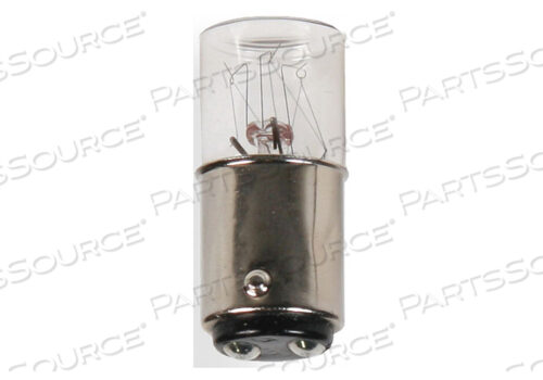 OEM#: 2705W120V5W ЛАМПА НАКАЛИВАНИЯ ДЛЯ 70 ММ СТЕКОЛЬНОГО СВЕТИЛЬНИКА 120 В от Edwards Signaling