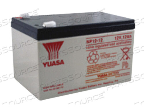 Заменяет АККУМУЛЯТОР Datex-Ohmeda 4873474-SANESTHESIA, ГЕРМЕТИЧНЫЙ СВИНЦОВО-КИСЛОТНЫЙ, 12 В, 12 А·ч, FASTON (F2)