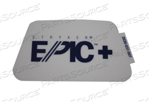 ЭТИКЕТКА С ЛОГОТИПОМ ДЛЯ КРОВАТИ EPIC II 2030 ИНТЕНСИВНОЙ ТЕРАПИИ