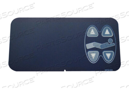 OEM#: QDF28-0248ПРАВАЯ ГОЛОВНАЯ СТОРОНА БОКОВАЯ ЭТИКЕТКА КОНТРОЛЯ ПАЦИЕНТА БЕЗ ВЫЗОВА МЕДСЕСТРЫ И СВЯЗИ от Stryker Medical