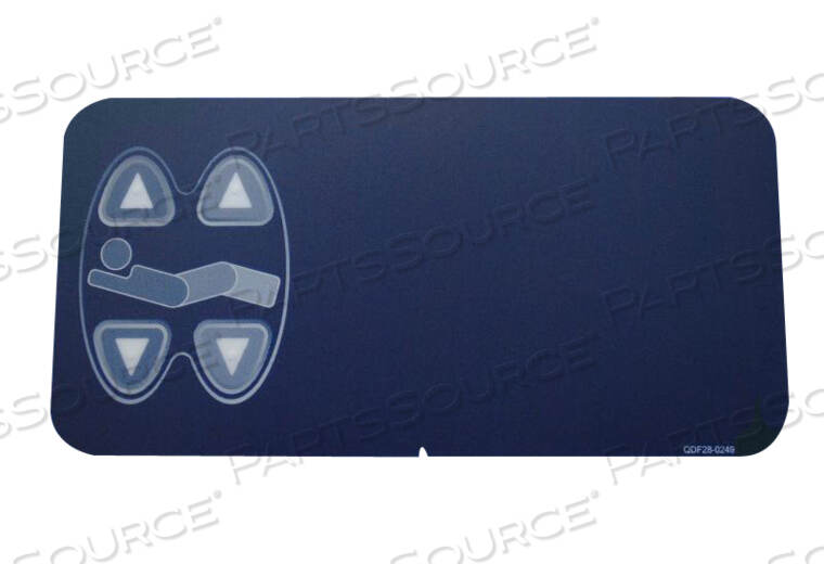 OEM#: QDF28-0249ЭТИКЕТКА КОНТРОЛЯ ПАЦИЕНТА НА ЛЕВОМ КОНЦЕ ГОЛОВЫ БЕЗ ВЫЗОВА МЕДСЕСТРЫ И СВЯЗИ от Stryker Medical