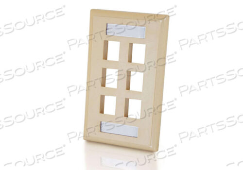 OEM#: 037146-PORT KEYSTONE WALLPLATE IVORY от Legrand AV (C2G)