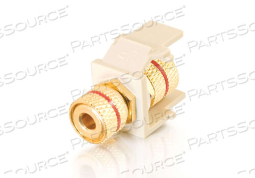 OEM#: 28740КРАСНЫЙ РАЗЪЕМ BANANA JACK KEYSTONE IVORY от Legrand AV (C2G)