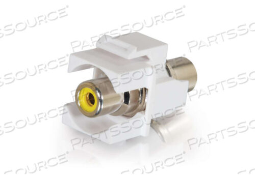 OEM#: 28745SNAP-IN YLW RCA KEYSTONE MODULE WHT от Legrand AV (C2G)