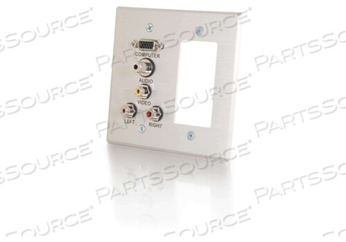 OEM#: 41027ALUM DG VGA+3.5MM+3RCA+DECORA от Legrand AV (C2G)