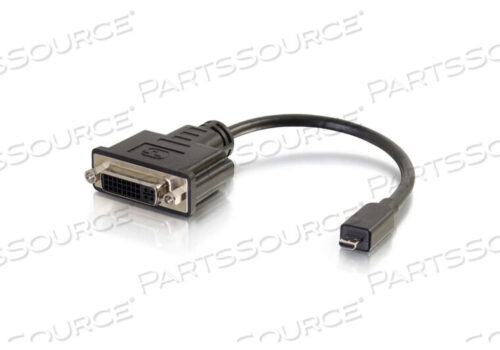 OEM#: 41358АДАПТЕР-КОНВЕРТЕР-ДОНГЛ, MICRO HDMI MALE, DVI-D FEMALE, ЧЕРНЫЙ, 8 В от Legrand AV (C2G)