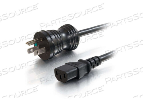 OEM#: 480132FT 18 AWG NEMA 5-15P - C13 ШНУР ПИТАНИЯ МЕДИЦИНСКОГО КЛАССА - ЧЕРНЫЙ от Legrand AV (C2G)