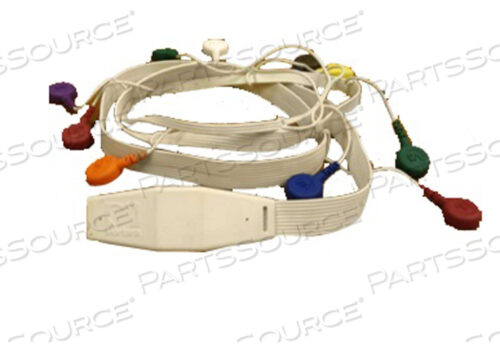 КАБЕЛЬ ПАЦИЕНТА LEADFORM LARGE, 12 ОТВЕДЕНИЙ, 10 ПРОВОДОВ - IEC, 78 ДЮЙМОВ